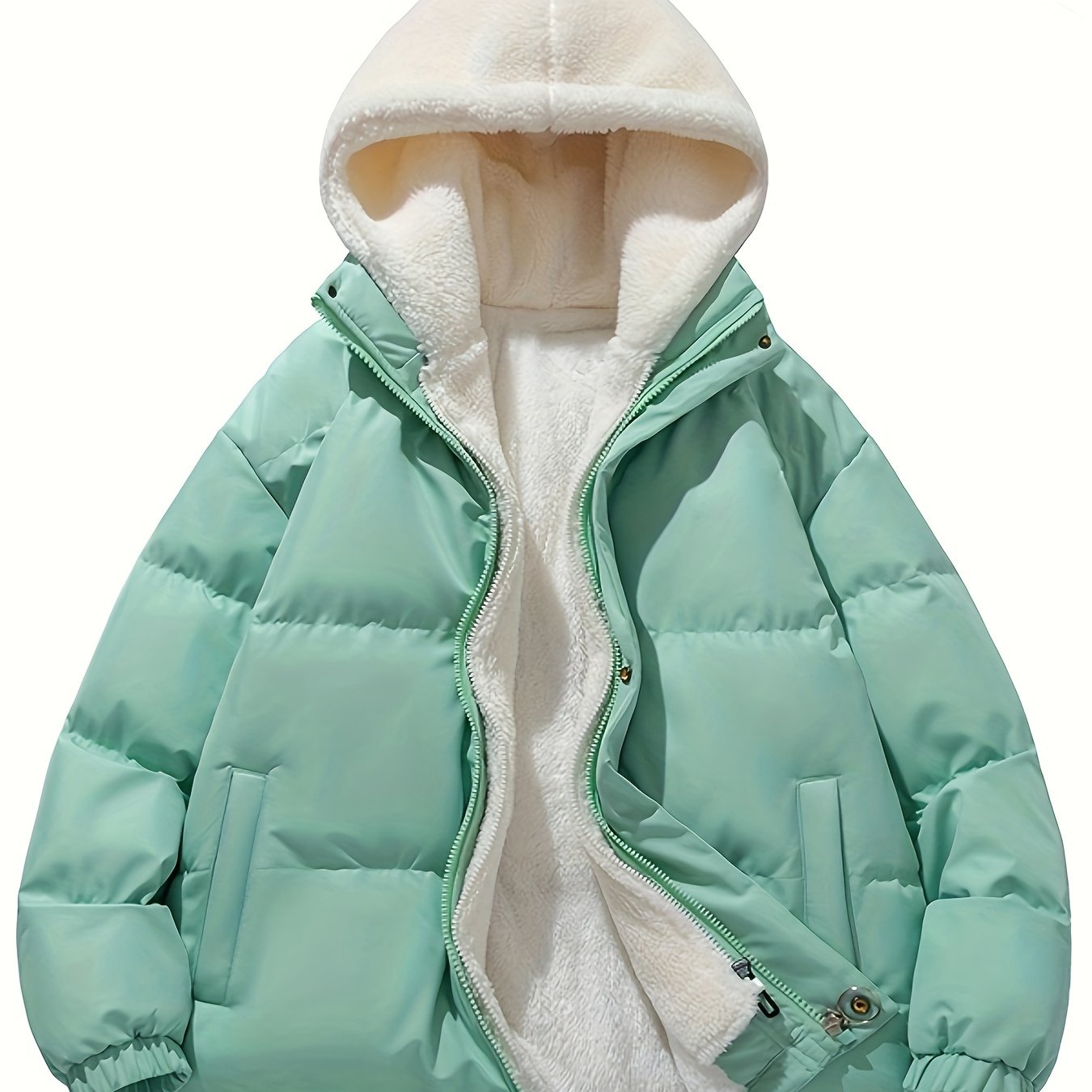 Pearson OBM 2024 Unisex Freizeit-Isolierjacke mit Kapuze - 100 % Polyester, einfarbig, nicht dehnbarer Stoff mit Polyesterfutter, normale Passform Winter-Oberbekleidung mit Reißverschlussdetails und gewebter Polyester-Faserfüllung