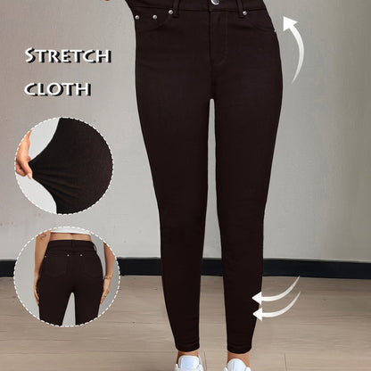 Vienna Stretch – Damen High Waist Skinny Jeans in 10 Farben