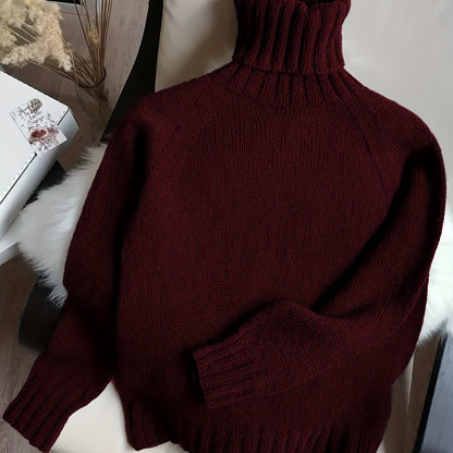 Elena – Kuscheliger Damen Rollkragenpullover