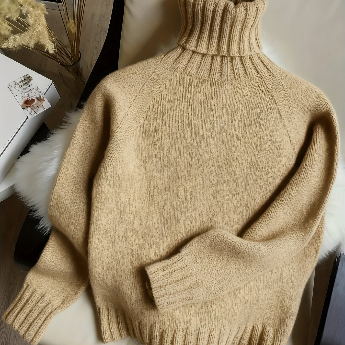 Elena – Kuscheliger Damen Rollkragenpullover