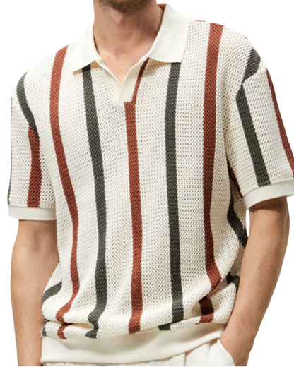 Noah – Gestreiftes Poloshirt im Retro-Stil