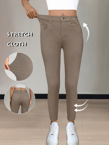 Vienna Stretch – Damen High Waist Skinny Jeans in 10 Farben