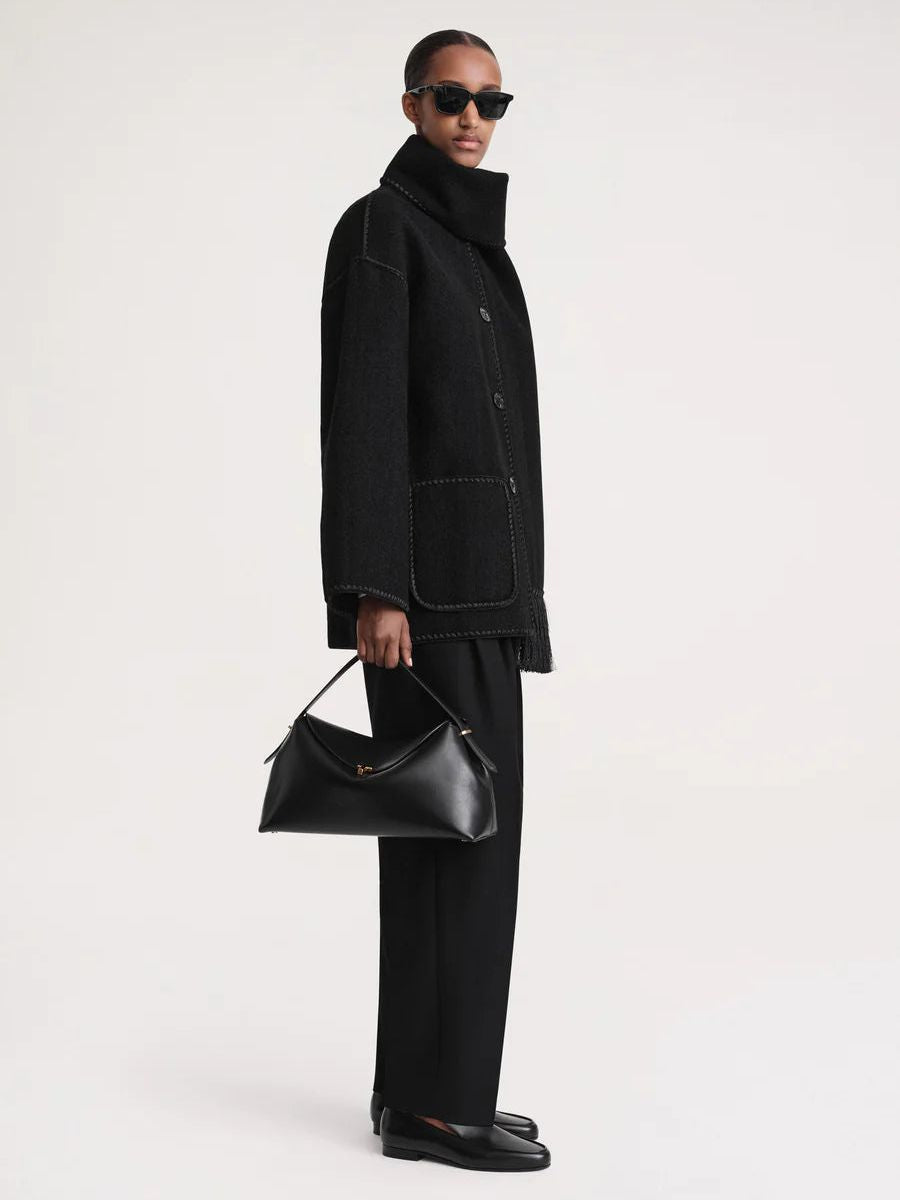 Anna - Eleganter City-Mantel mit Kontrastdetails