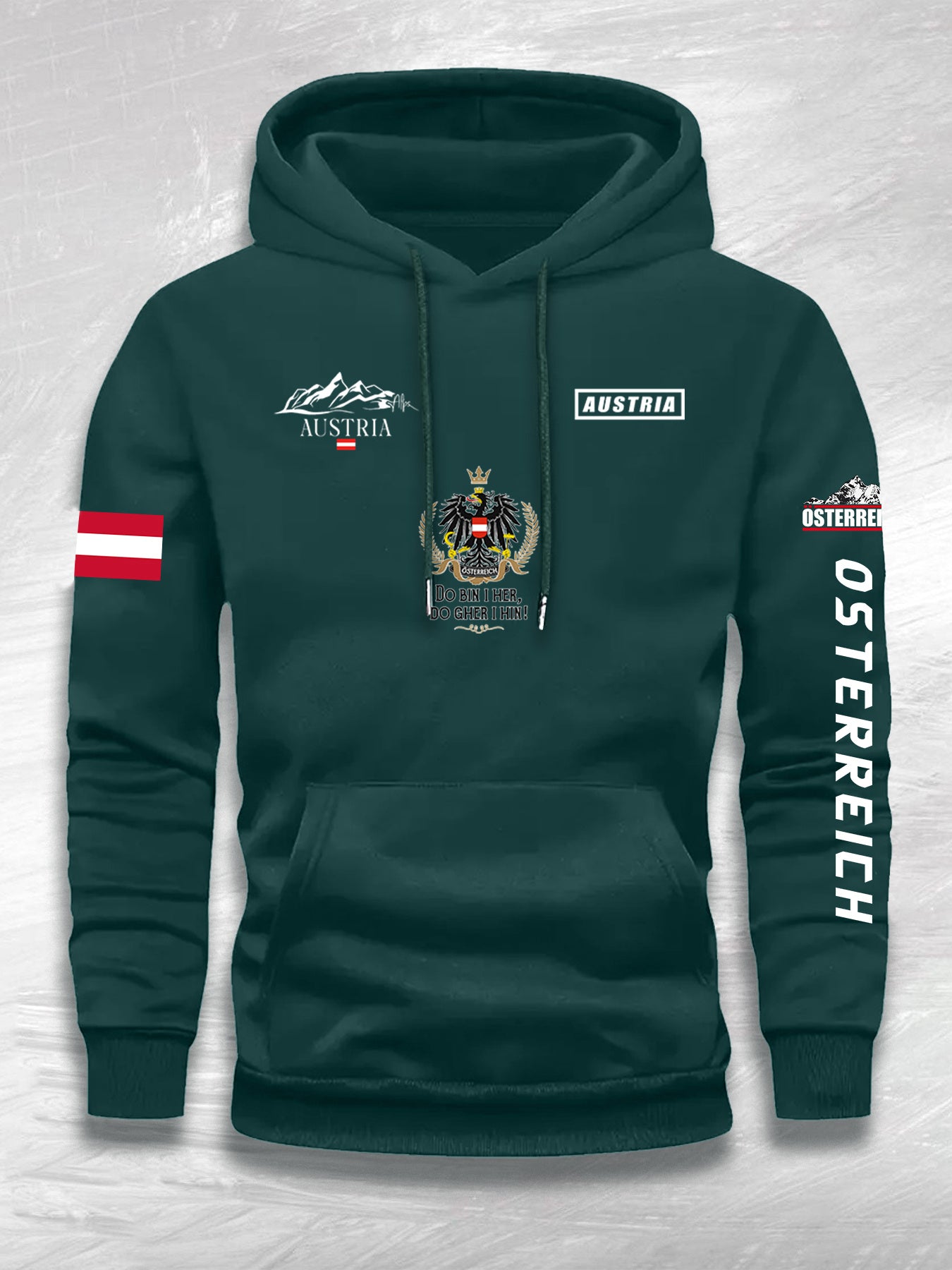 David – Komfortabler Hoodie im Österreich-Design