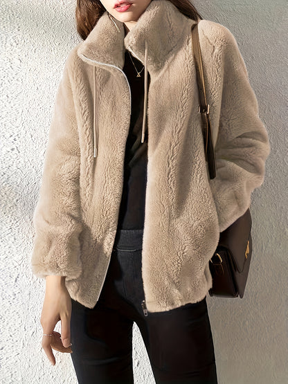 Alina – Kuschelige Teddy-Fleece-Jacke für kalte Tage