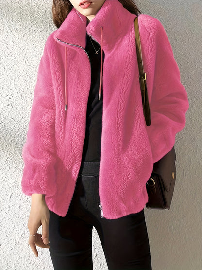 Alina – Kuschelige Teddy-Fleece-Jacke für kalte Tage
