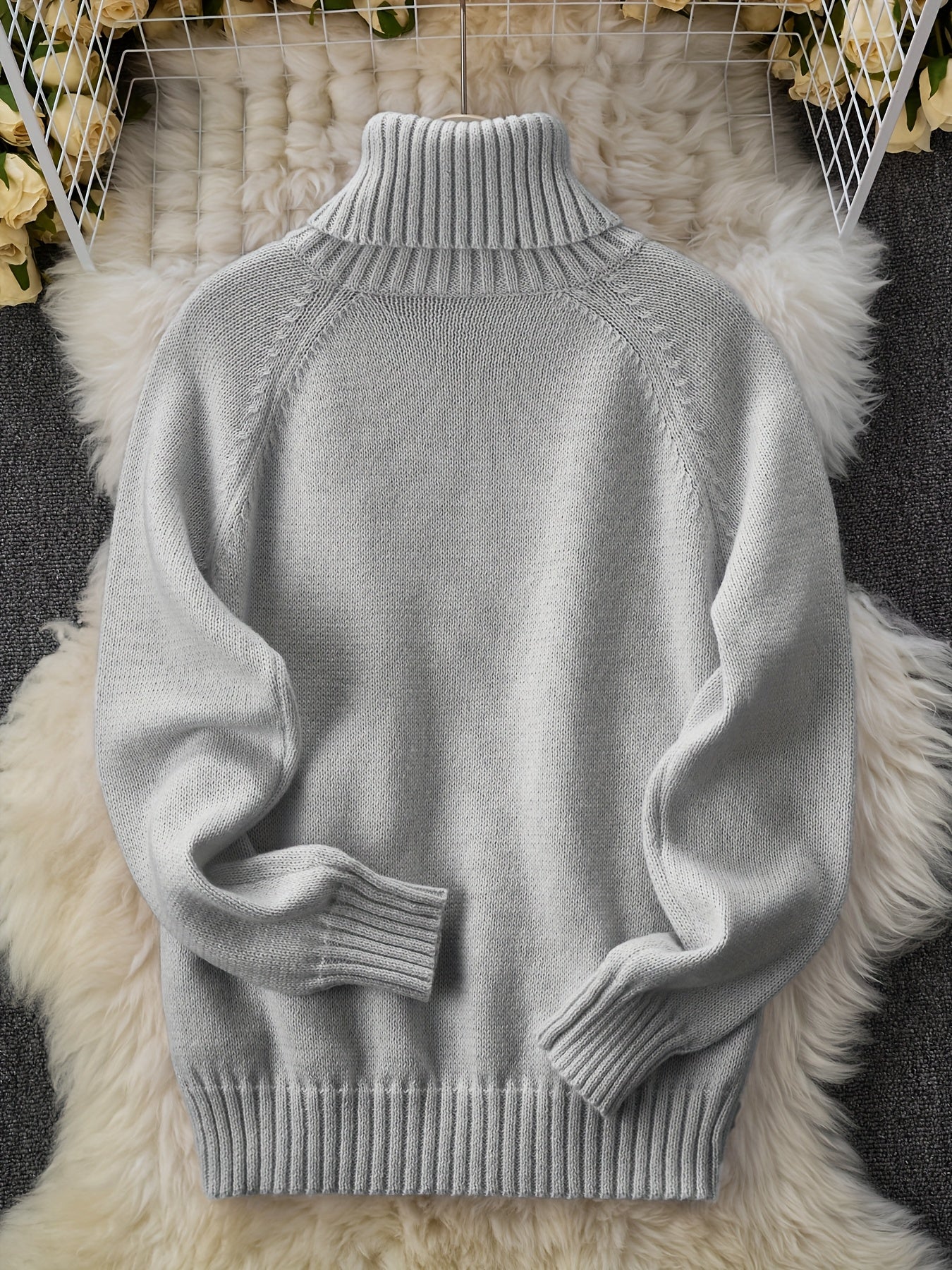 Elena – Kuscheliger Damen Rollkragenpullover