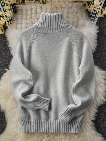 Elena – Kuscheliger Damen Rollkragenpullover