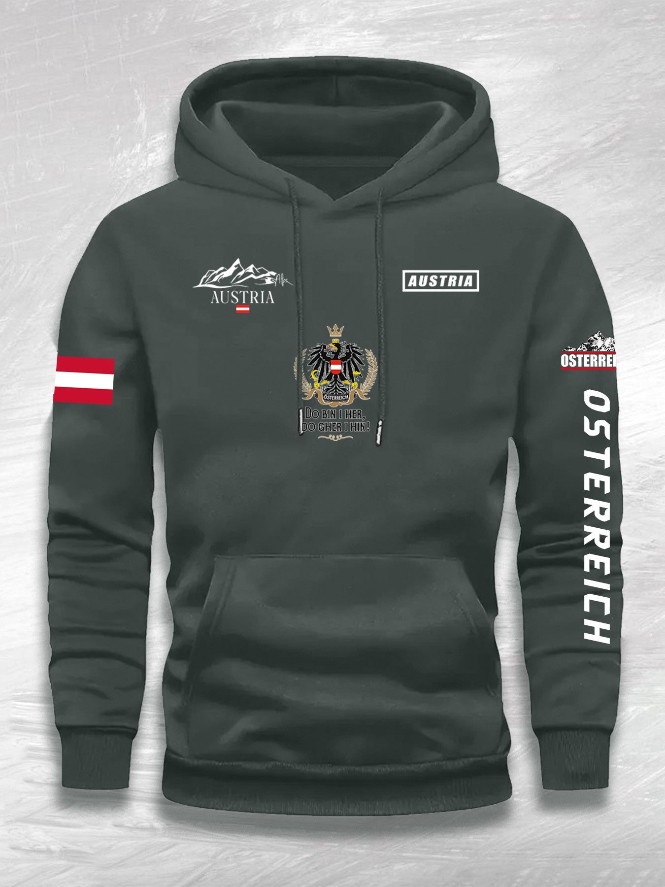 David – Komfortabler Hoodie im Österreich-Design