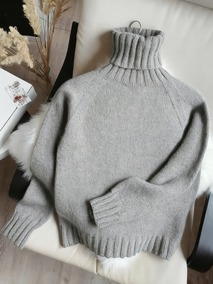 Elena – Kuscheliger Damen Rollkragenpullover