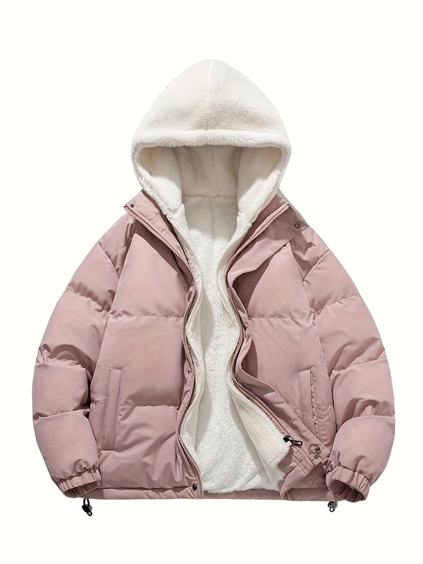 Pearson OBM 2024 Unisex Freizeit-Isolierjacke mit Kapuze - 100 % Polyester, einfarbig, nicht dehnbarer Stoff mit Polyesterfutter, normale Passform Winter-Oberbekleidung mit Reißverschlussdetails und gewebter Polyester-Faserfüllung