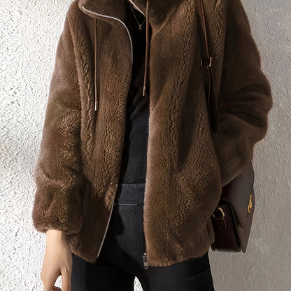 Alina – Kuschelige Teddy-Fleece-Jacke für kalte Tage