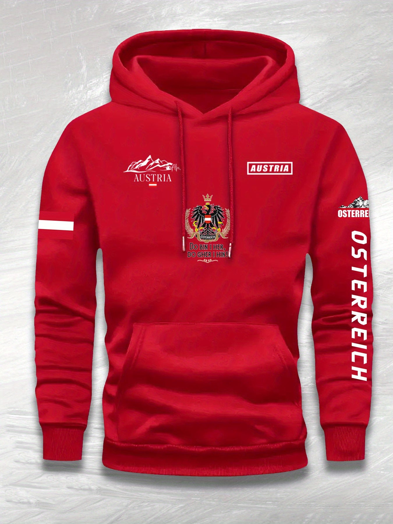 David – Komfortabler Hoodie im Österreich-Design