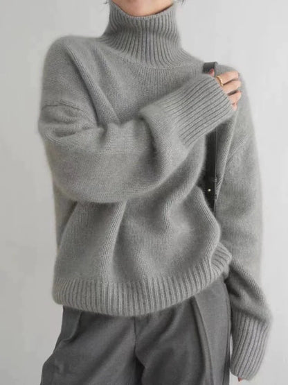 Isabella – Kuscheliger Pullover mit hohem Kragen