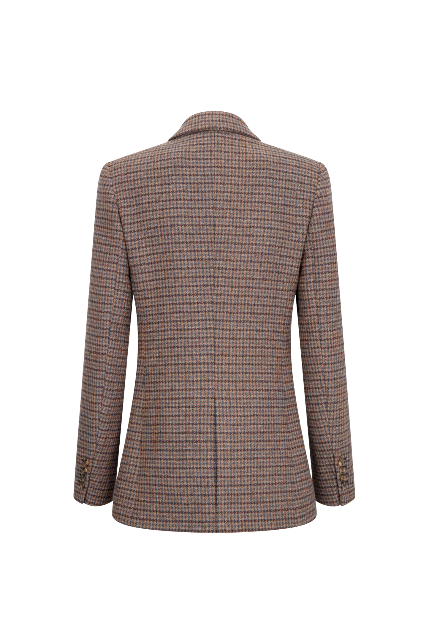 Patch Pocket Car Coat in Brown Check
