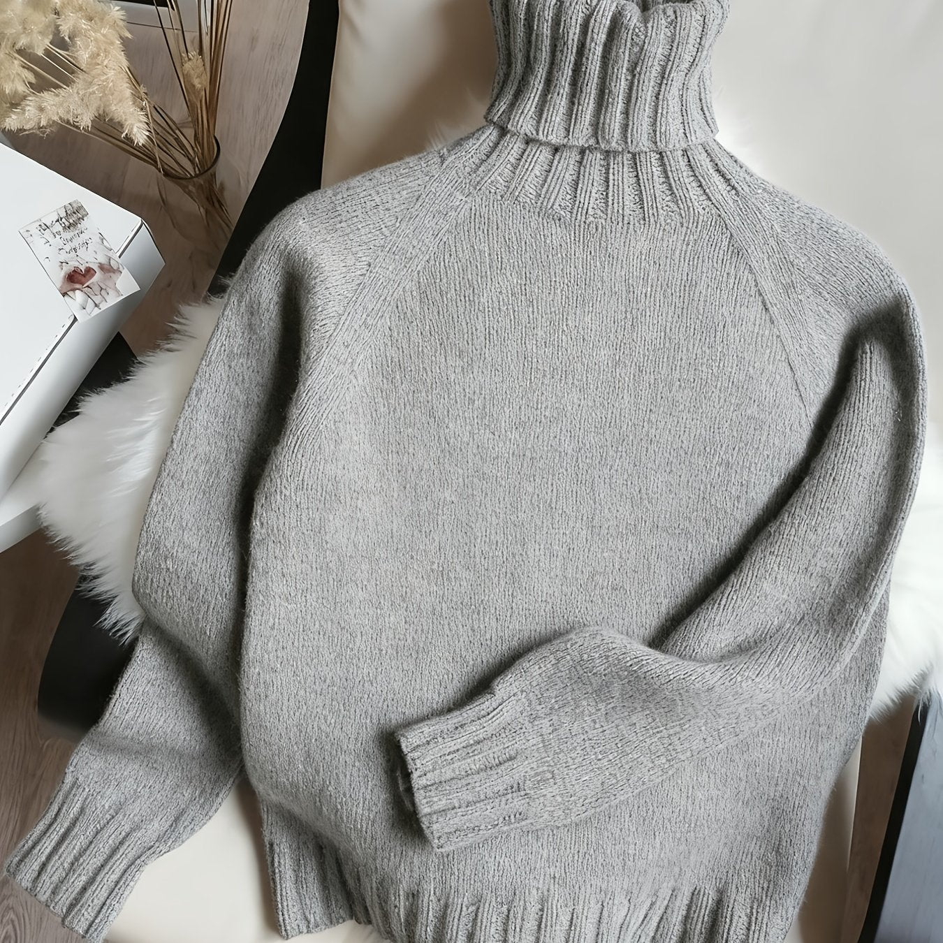 Elena – Kuscheliger Damen Rollkragenpullover