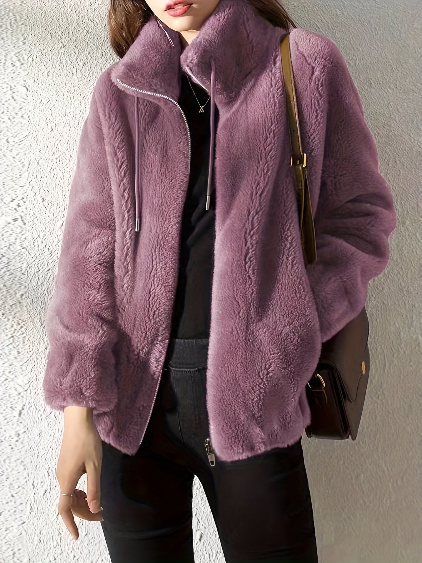 Alina – Kuschelige Teddy-Fleece-Jacke für kalte Tage