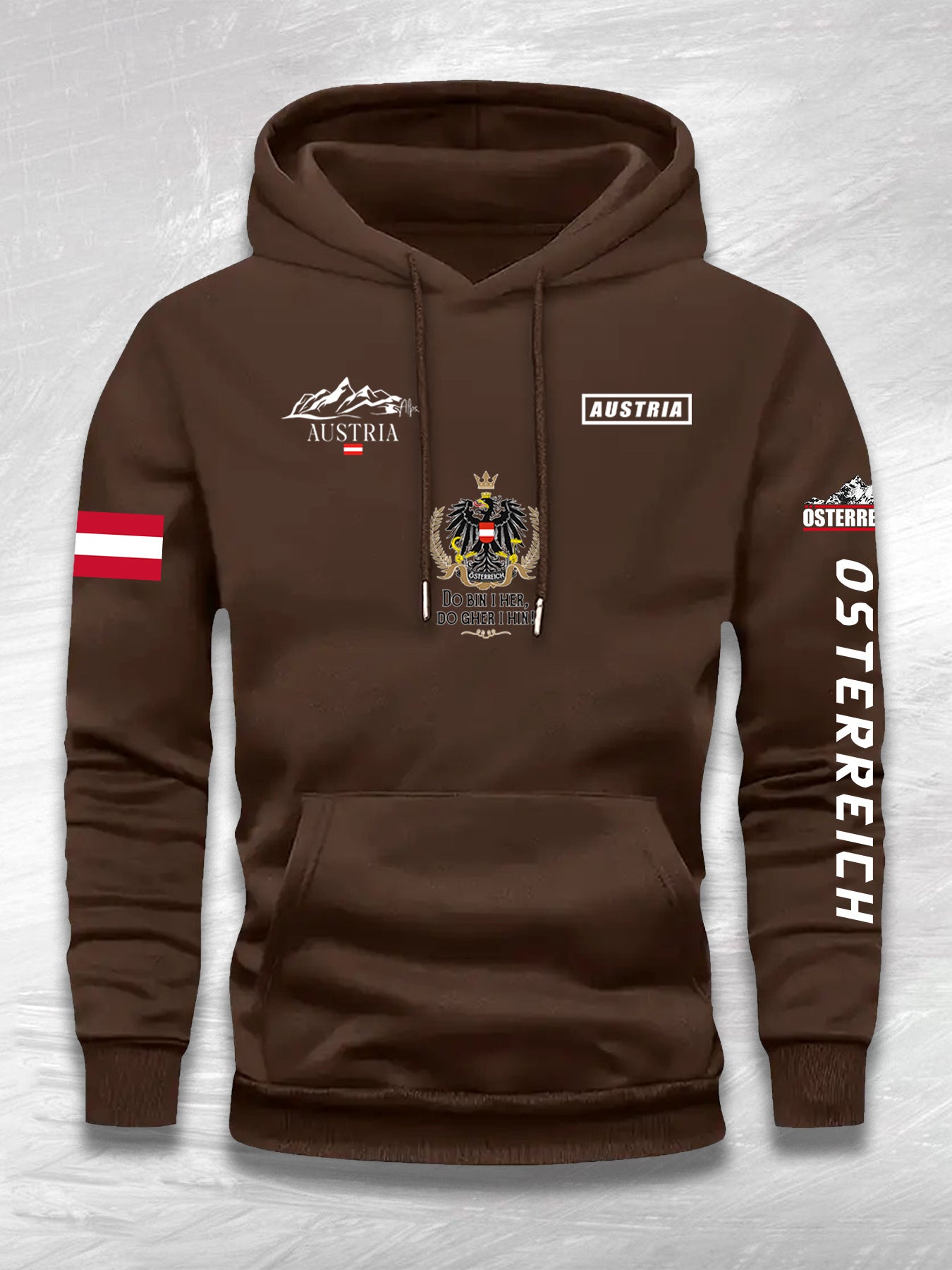 David – Komfortabler Hoodie im Österreich-Design
