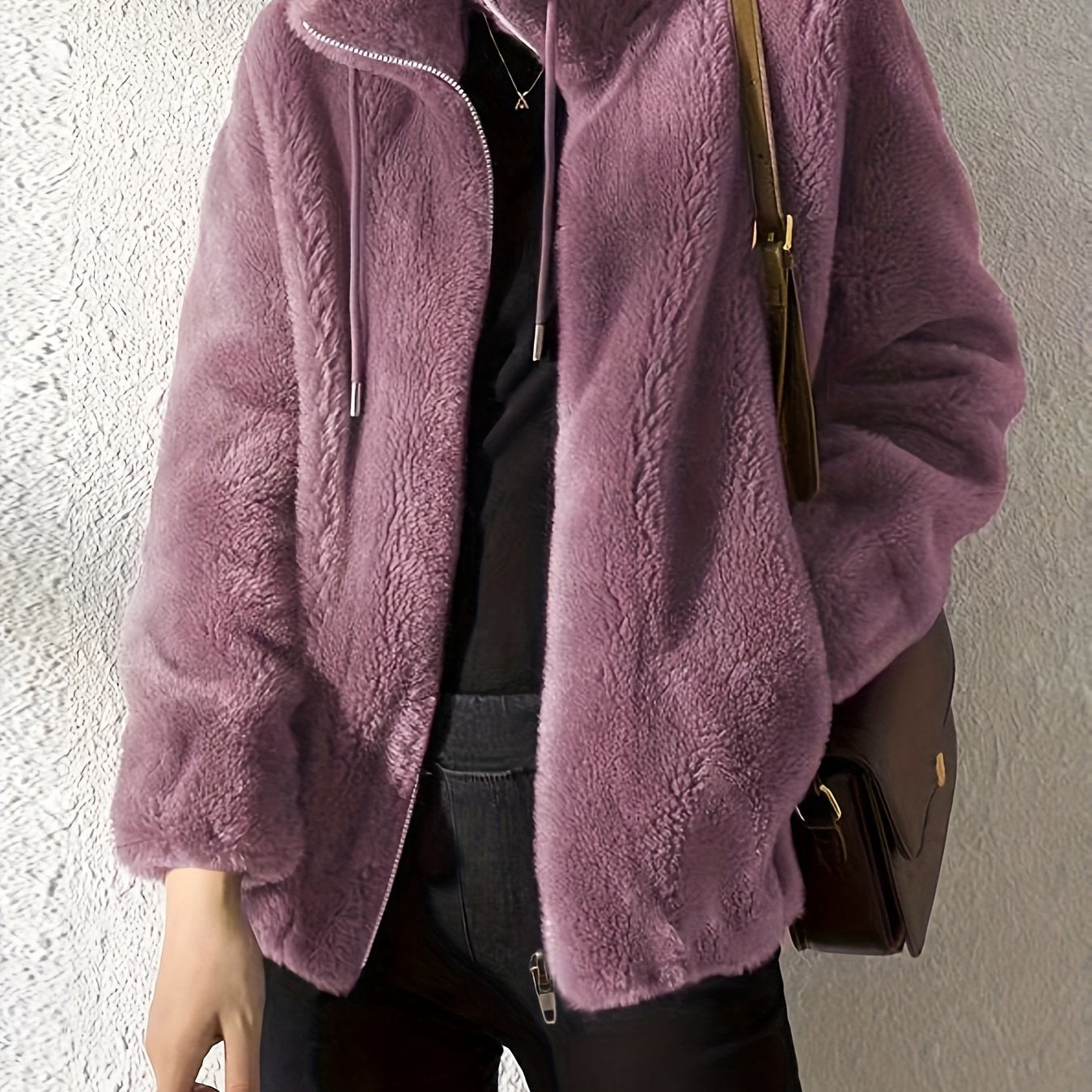 Alina – Kuschelige Teddy-Fleece-Jacke für kalte Tage