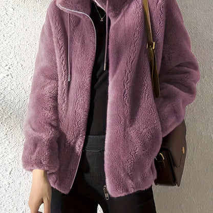 Alina – Kuschelige Teddy-Fleece-Jacke für kalte Tage