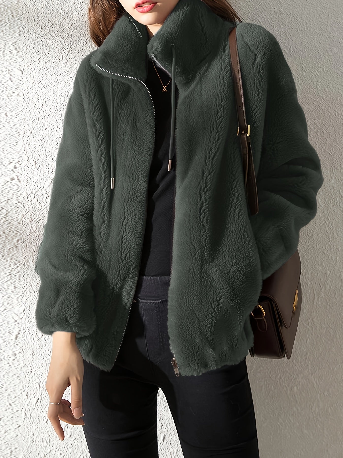 Alina – Kuschelige Teddy-Fleece-Jacke für kalte Tage