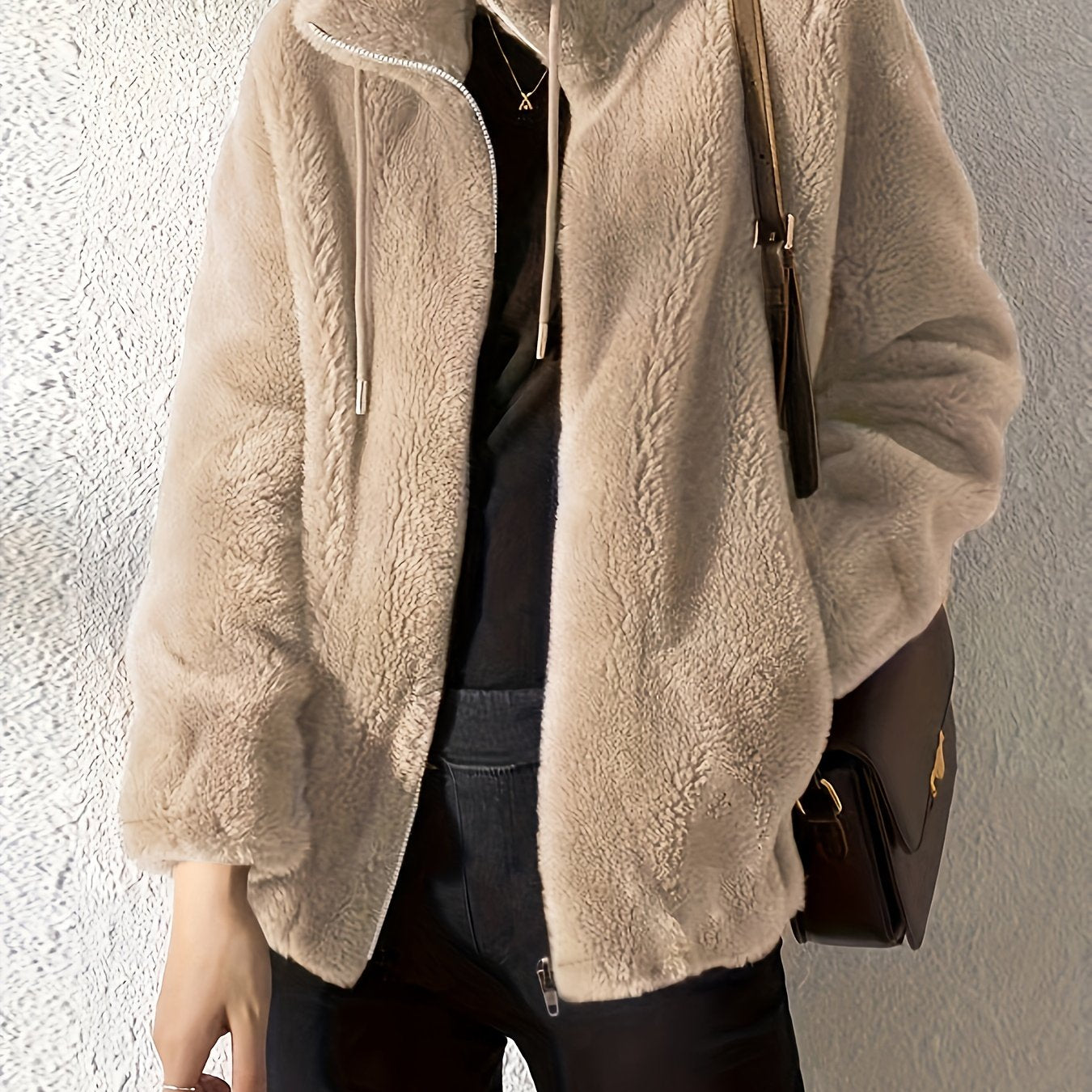 Alina – Kuschelige Teddy-Fleece-Jacke für kalte Tage