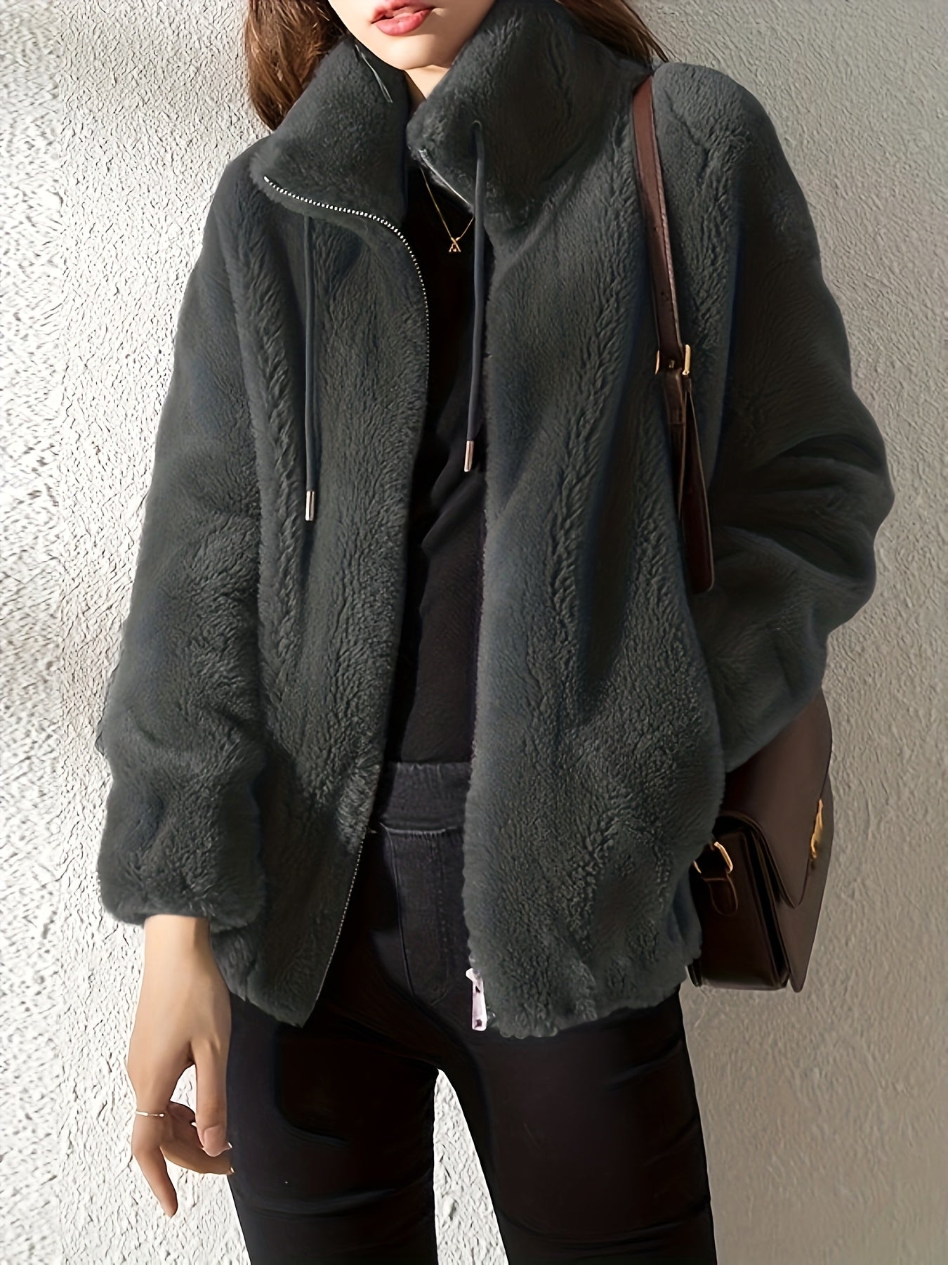 Alina – Kuschelige Teddy-Fleece-Jacke für kalte Tage