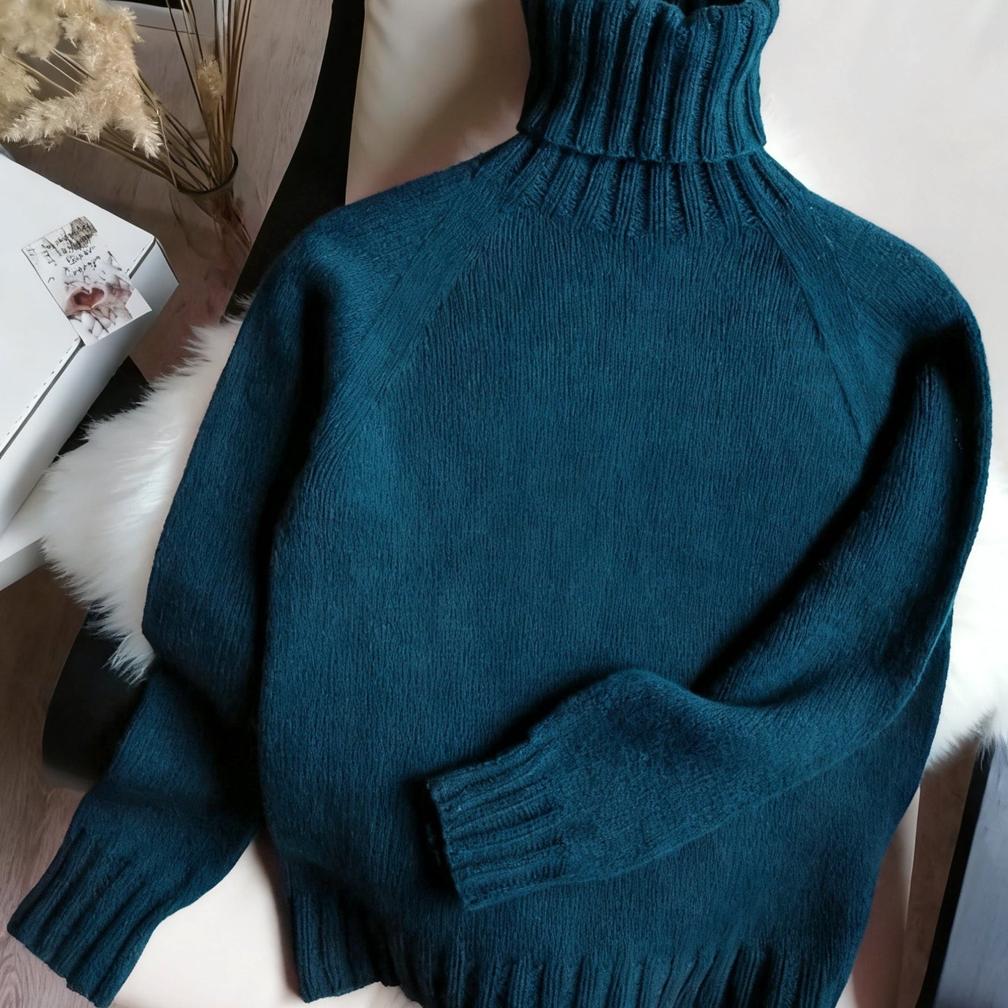 Elena – Kuscheliger Damen Rollkragenpullover