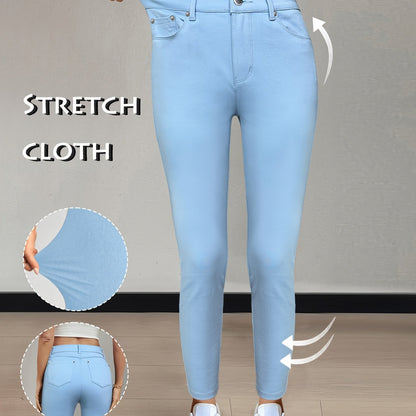 Vienna Stretch – Damen High Waist Skinny Jeans in 10 Farben