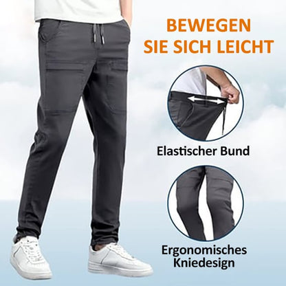 🏆MultiHosen – Hochdehnbare, Mehrfach-Taschen, Langlebige Cargo-Hosen